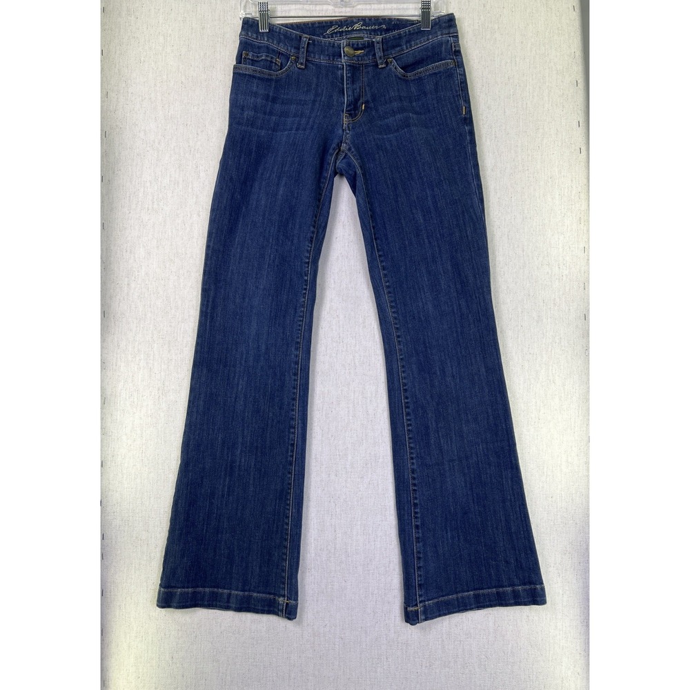 Eddie Bauer Women's Denim Jeans 'Slightly Curvy Slightly Flarey'‎ Size 2 - VTG